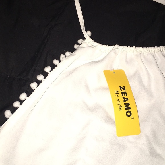 NEW WHITE BACKLESS ROMPER!!! - Picture 2 of 3